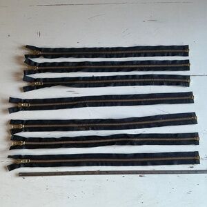 NWOT Seven 7 LENZIP heavy duty jacket black zippers 23 & 25” sewing